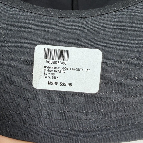 Travis Mathew Hat Cap Snap Back Black Country Club Rope Crest Mens One Size - Picture 11 of 14